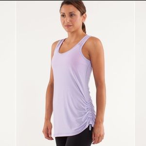 🍋 lululemon Tie & Fly lilac cinchable tank